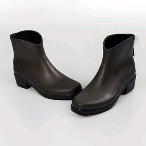 Aigle Miss Juliet Rain Boots Womens EU 41 US 10 Rubber Round Toe Slip On Ankle